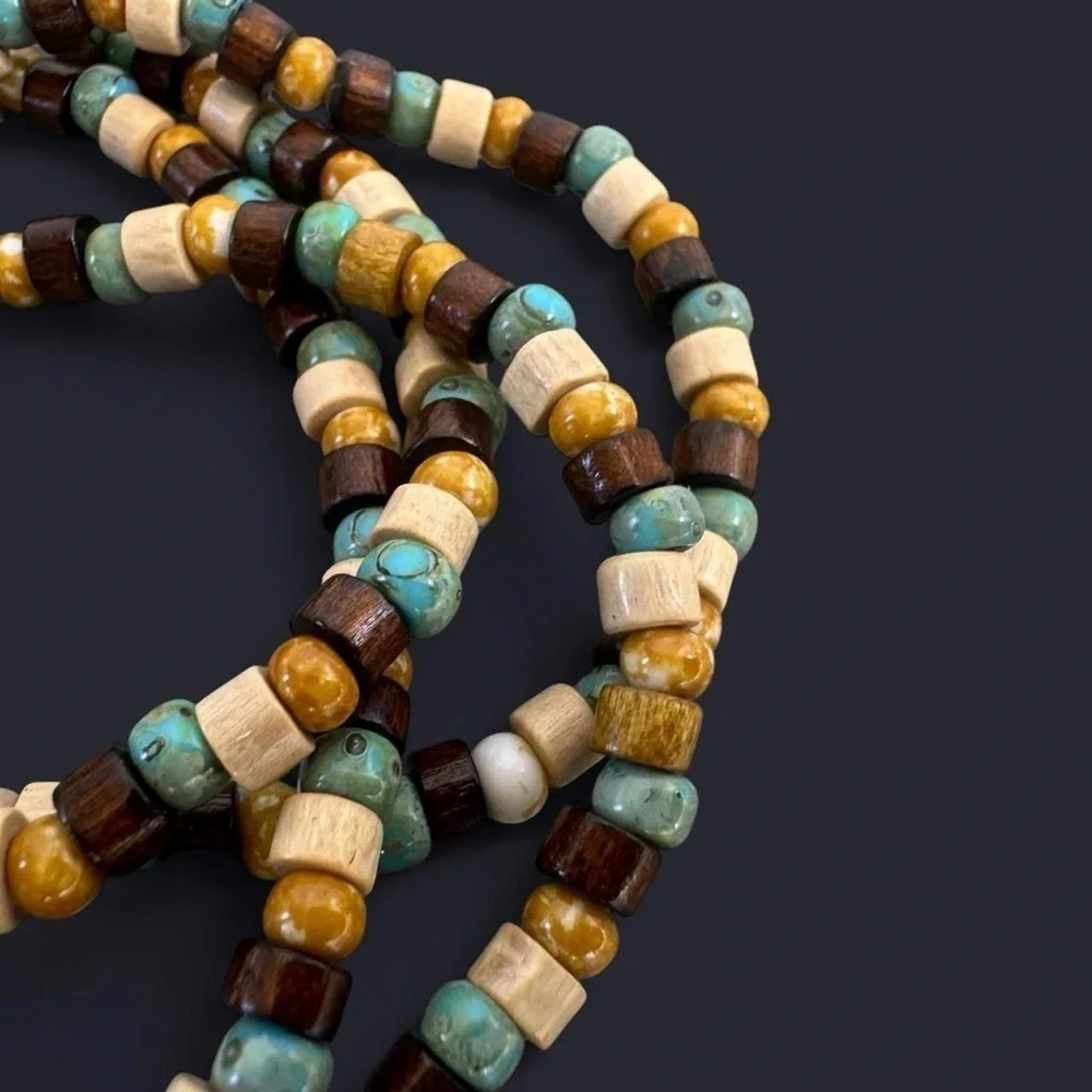 Rowan Boho Long Bead Necklace